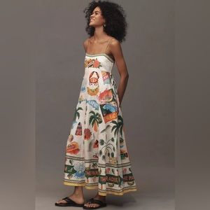 NWT ALÉMAIS Paradiso Midi Dress